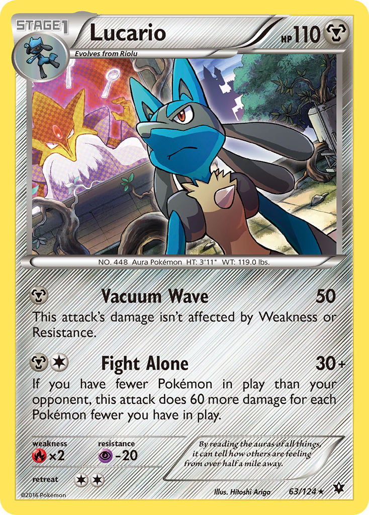 Lucario (63/124) (League Promo 1st Place) [XY: Fates Collide] | Odin's Place