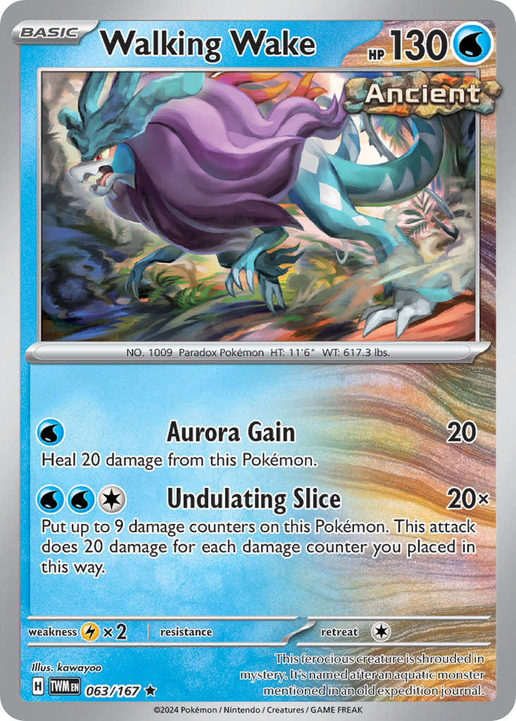 Walking Wake (063/167) [Scarlet & Violet: Twilight Masquerade] | Odin's Place