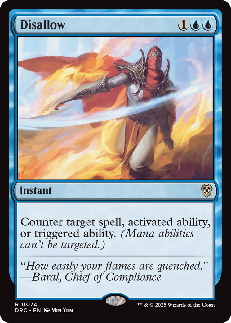 Disallow [Aetherdrift Commander] | Odin's Place