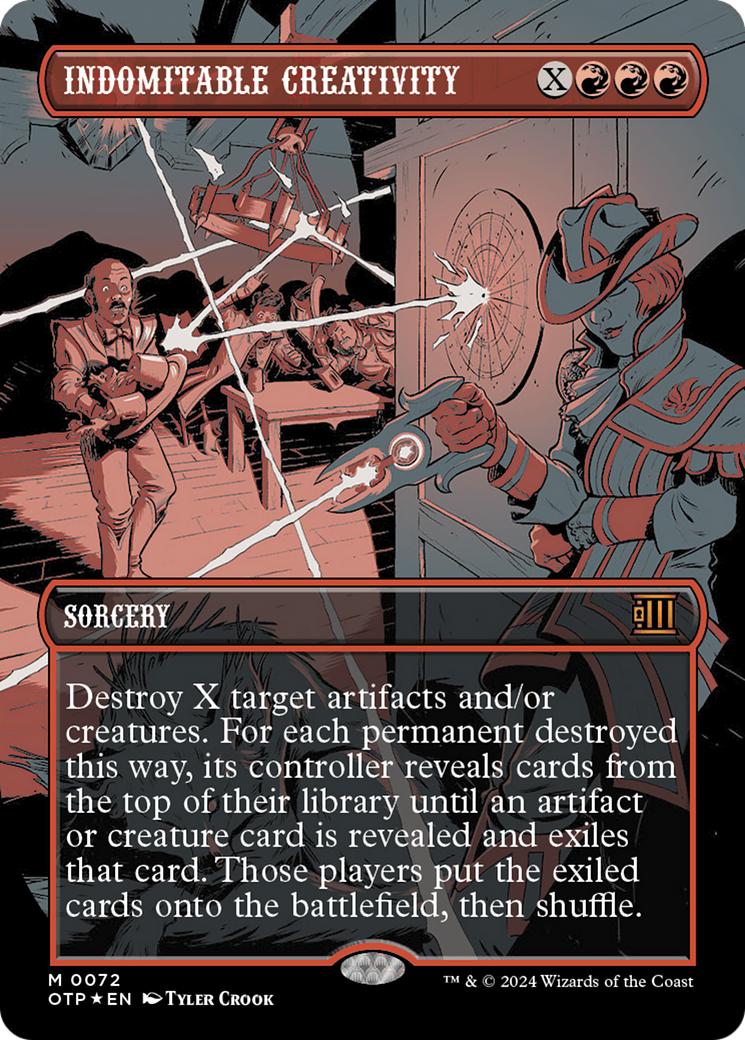 Indomitable Creativity (Textured Foil) [Outlaws of Thunder Junction: Breaking News] | Odin's Place