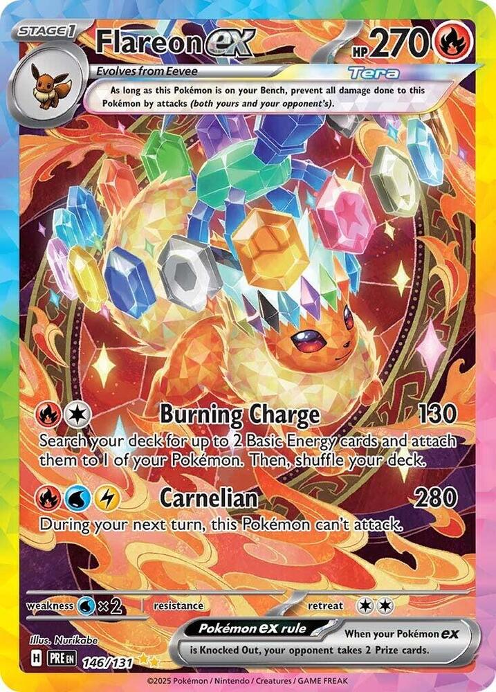 Flareon ex (146/131) [Scarlet & Violet: Prismatic Evolutions] | Odin's Place