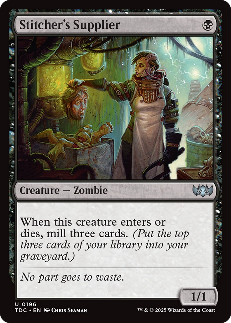 Stitcher's Supplier [Tarkir: Dragonstorm Commander] | Odin's Place