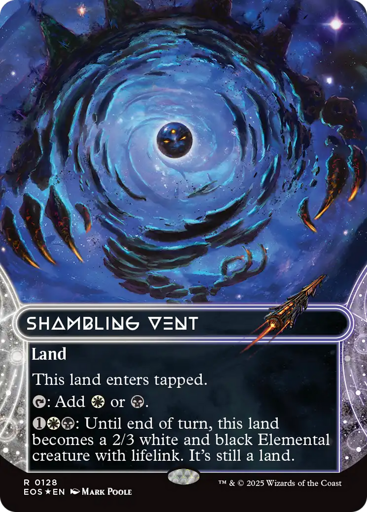 Shambling Vent (0128) (Borderless) (Galaxy Foil) [Edge of Eternities: Stellar Sights] | Odin's Place