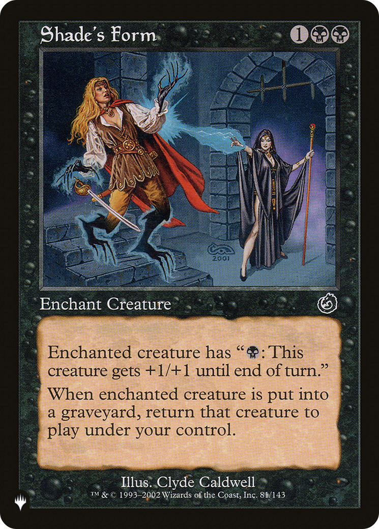 Shade's Form [The List] | Odin's Place