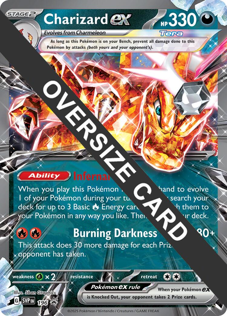 Charizard EX (196) (Jumbo Card) [Scarlet & Violet: Black Star Promos] | Odin's Place