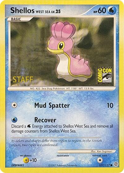 Shellos West Sea (107/132) (SDCC 2007 Staff) [Miscellaneous Cards] | Odin's Place
