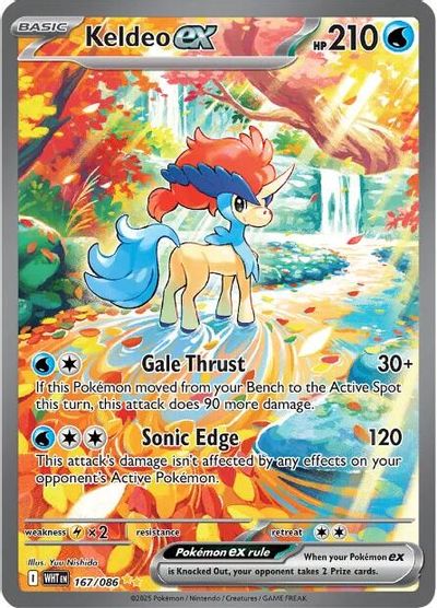 Keldeo ex (169/086) [Scarlet & Violet: White Flare] | Odin's Place