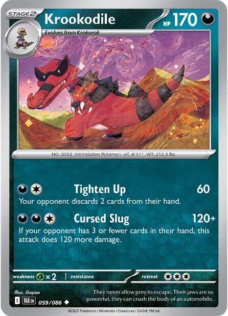 Krookodile (059/086) [Scarlet & Violet: Black Bolt] | Odin's Place