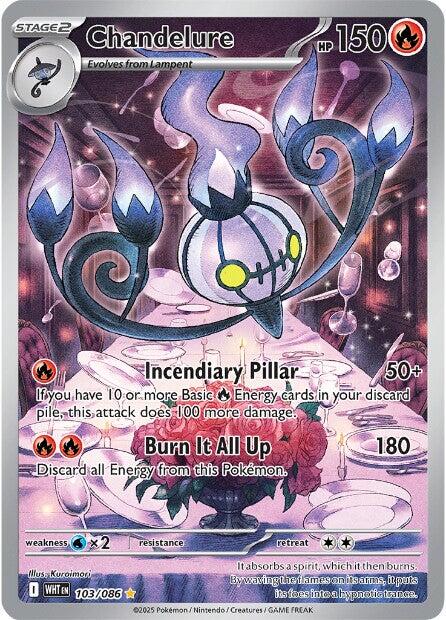 Chandelure (103/086) [Scarlet & Violet: White Flare] | Odin's Place