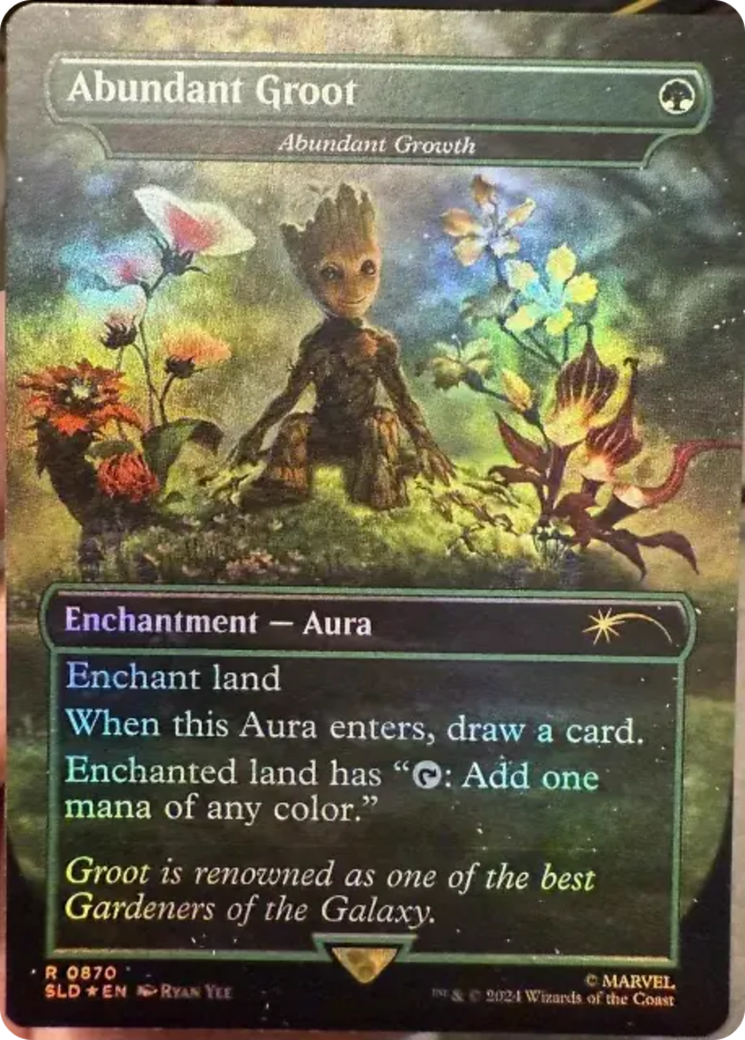 Abundant Groot - Abundant Growth (Rainbow Foil) [Secret Lair Drop Series] | Odin's Place