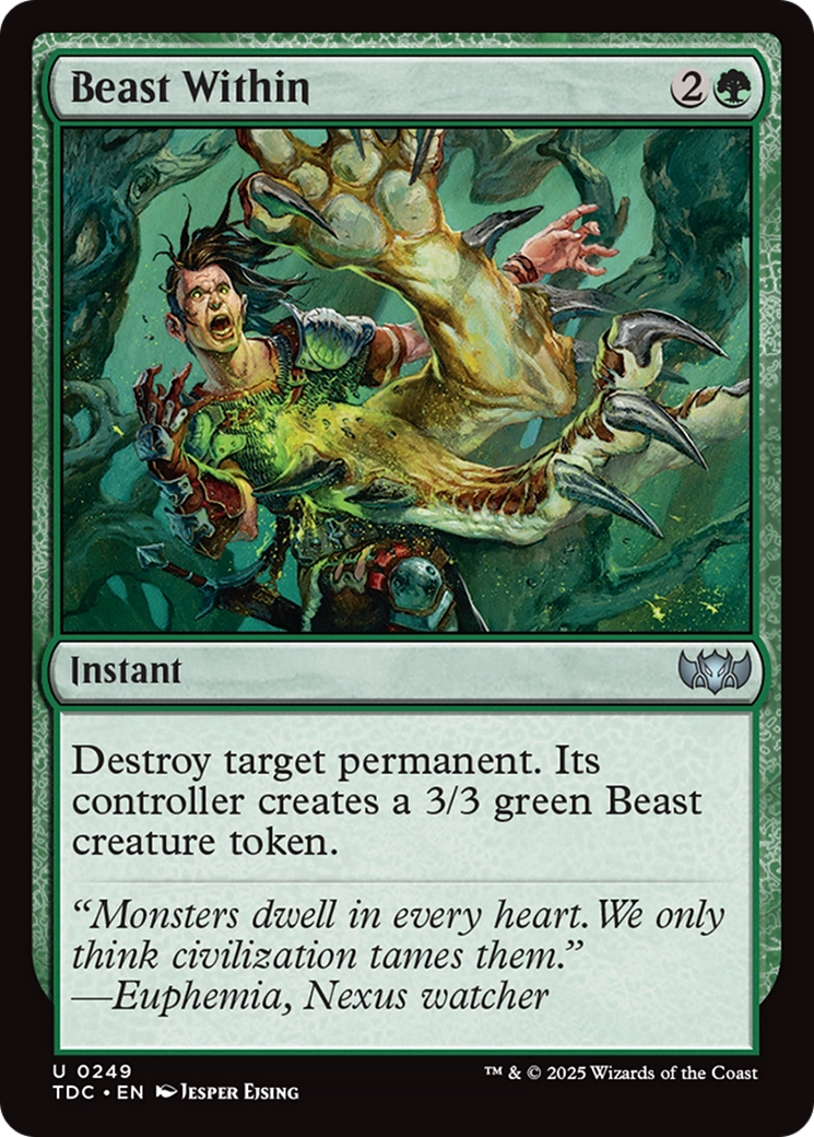 Beast Within [Tarkir: Dragonstorm Commander] | Odin's Place