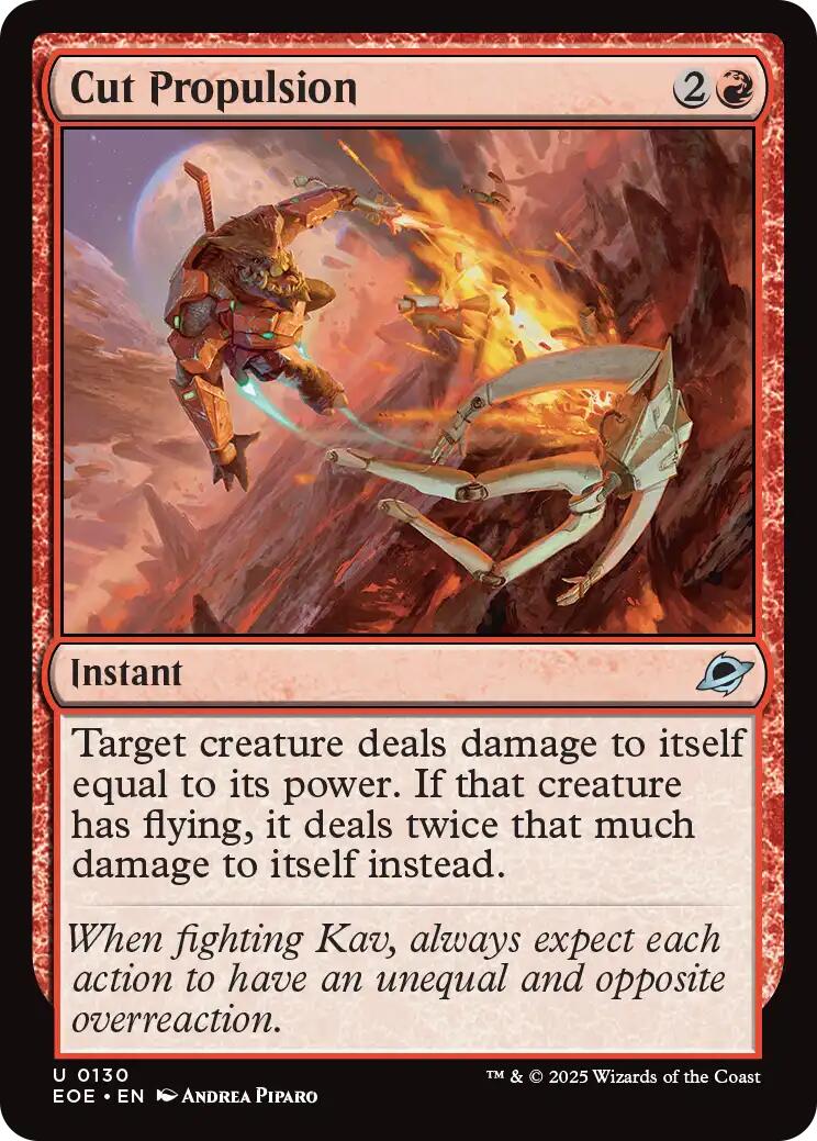Cut Propulsion [Edge of Eternities] | Odin's Place