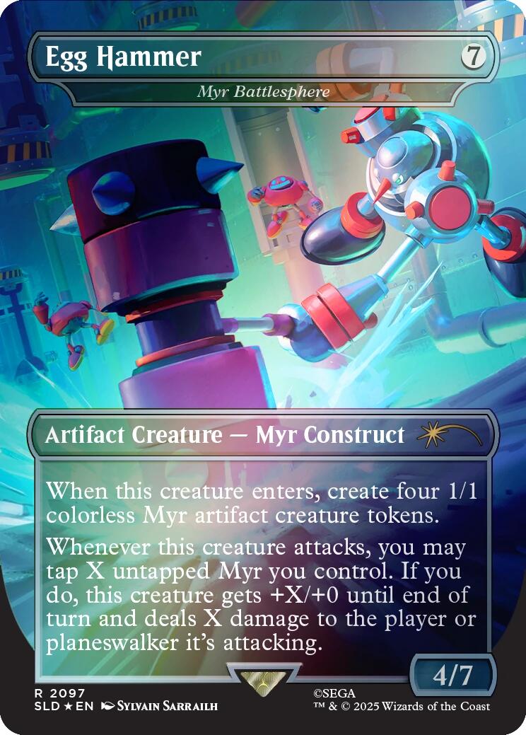 Egg Hammer - Myr Battlesphere (Rainbow Foil) [Secret Lair Drop Series] | Odin's Place