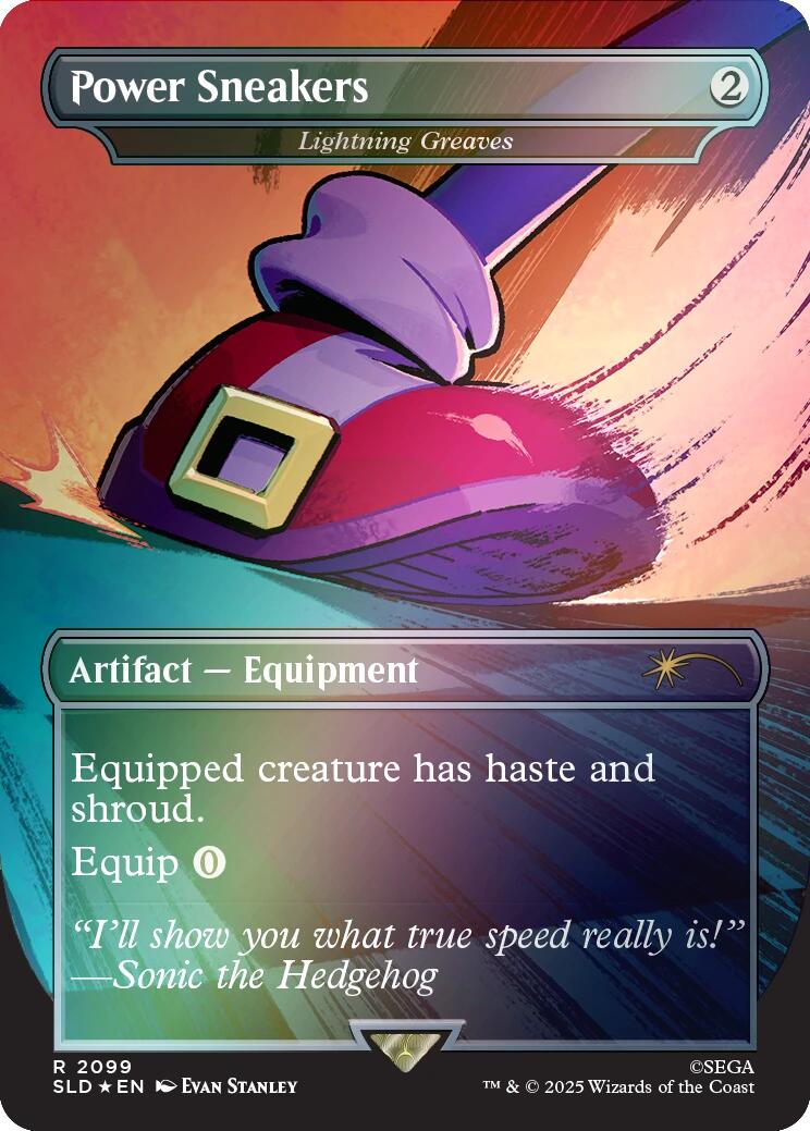 Power Sneakers - Lightning Greaves (Rainbow Foil) [Secret Lair Drop Series] | Odin's Place