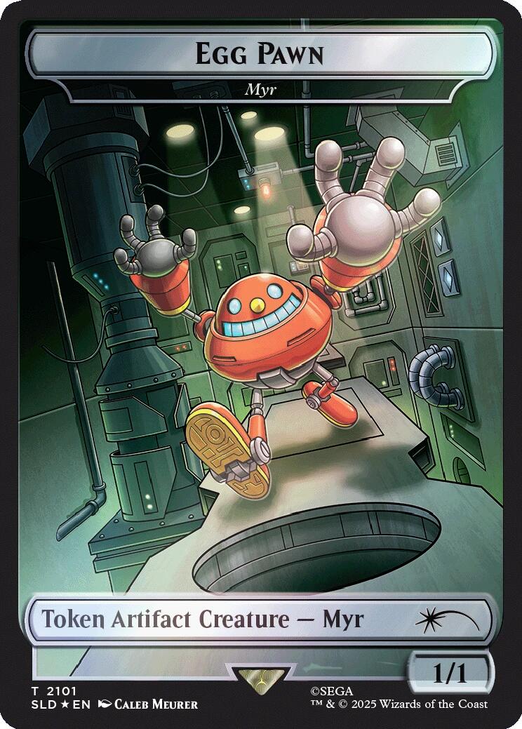 Egg Pawn - Myr Token (Rainbow Foil) [Secret Lair Drop Series] | Odin's Place