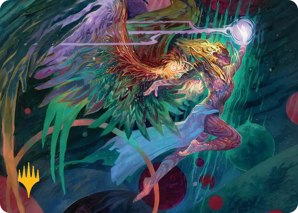 Exalted Sunborn Art Card (Gold-Stamped Signature) [Edge of Eternities Art Series] | Odin's Place