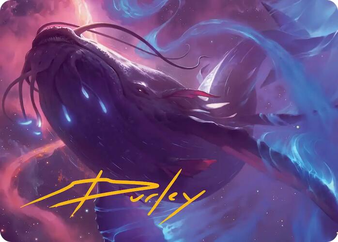 Starbreach Whale Art Card (Gold-Stamped Signature) [Edge of Eternities Art Series] | Odin's Place
