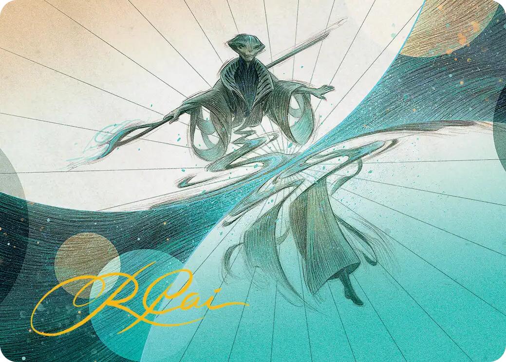 Weftwalking Art Card (Gold-Stamped Signature) [Edge of Eternities Art Series] | Odin's Place