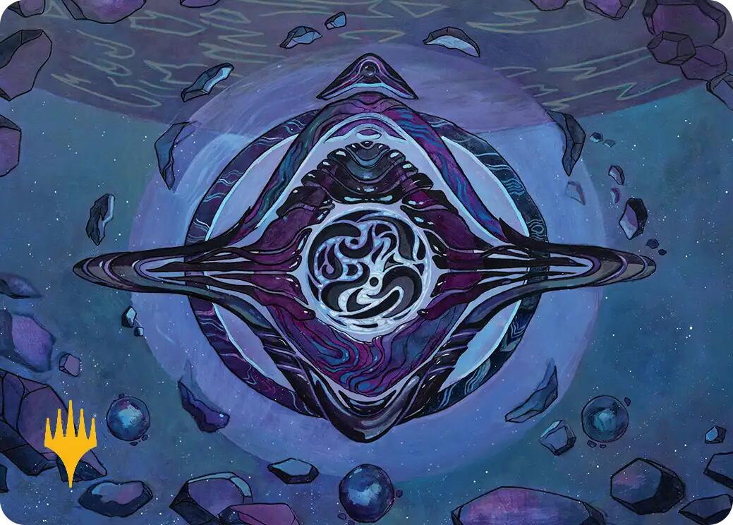 Archenemy's Charm Art Card (Gold-Stamped Planeswalker Symbol) [Edge of Eternities Art Series] | Odin's Place