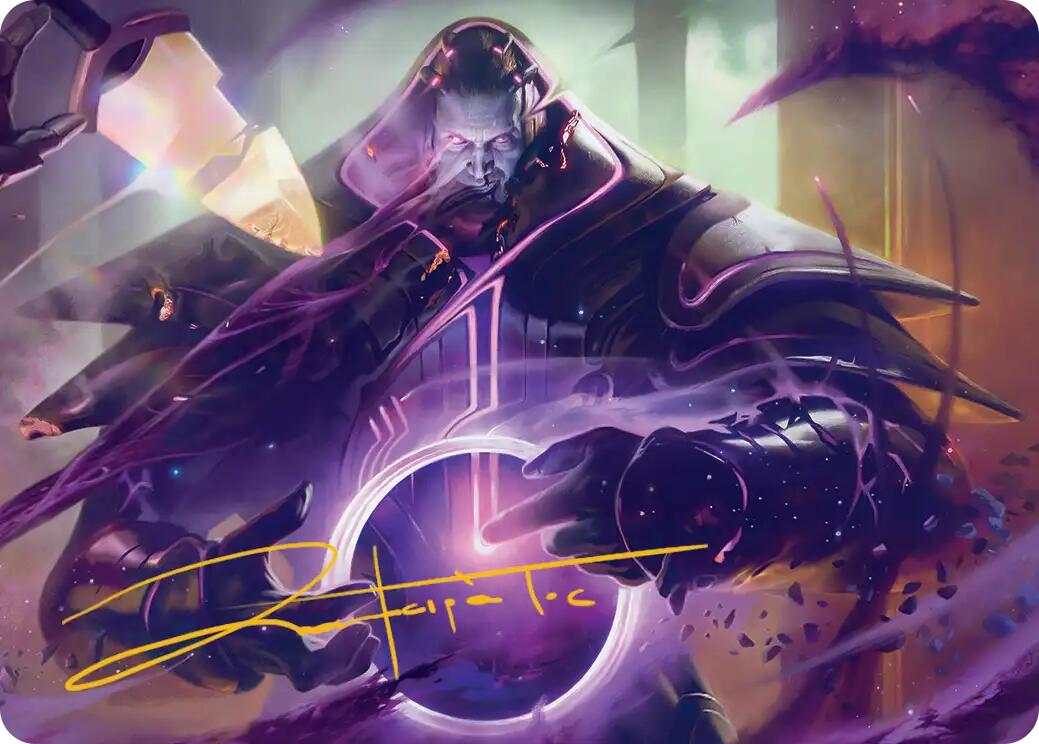 Embrace Oblivion Art Card (Gold-Stamped Signature) [Edge of Eternities Art Series] | Odin's Place