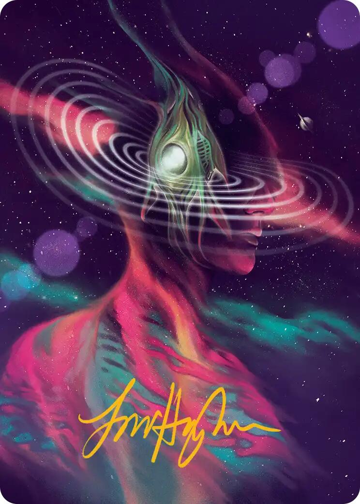 Terrasymbiosis Art Card (Gold-Stamped Signature) [Edge of Eternities Art Series] | Odin's Place