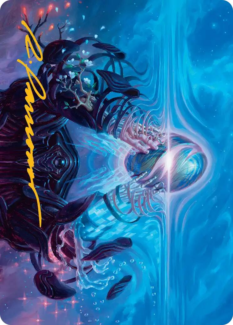 The Endstone Art Card (Gold-Stamped Signature) [Edge of Eternities Art Series] | Odin's Place