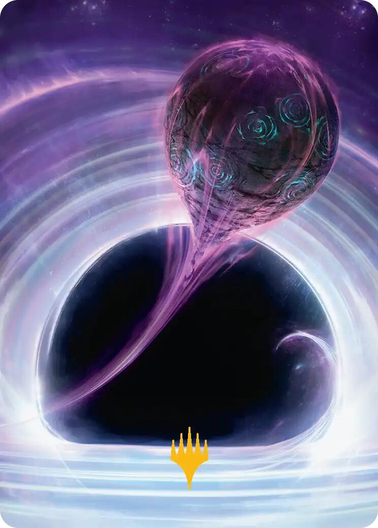 Susur Secundi, Void Altar Art Card (Gold-Stamped Planeswalker Symbol) [Edge of Eternities Art Series] | Odin's Place