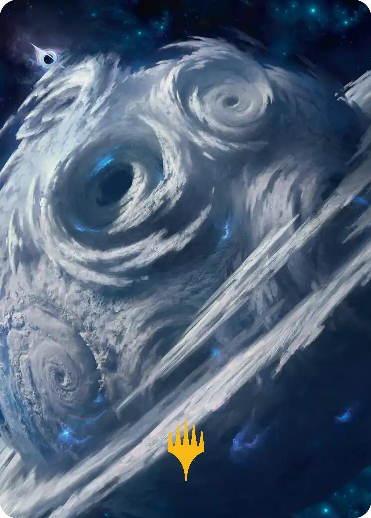 Uthros, Titanic Godcore Art Card (Gold-Stamped Planeswalker Symbol) [Edge of Eternities Art Series] | Odin's Place