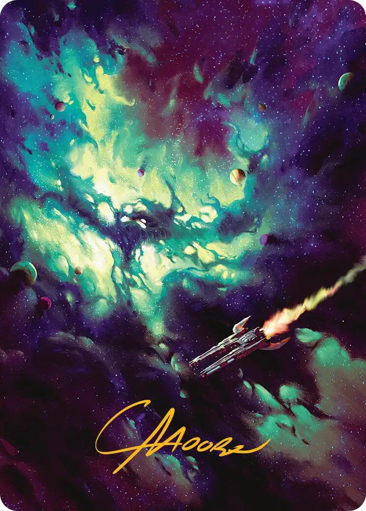 Blinkmoth Nexus Art Card (Gold-Stamped Signature) [Edge of Eternities Art Series] | Odin's Place