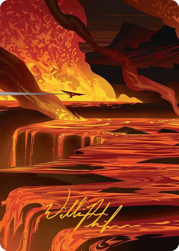 Blast Zone Art Card (Gold-Stamped Signature) [Edge of Eternities Art Series] | Odin's Place
