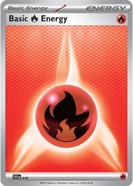 Basic Fire Energy (018) [Scarlet & Violet: Black Bolt] | Odin's Place