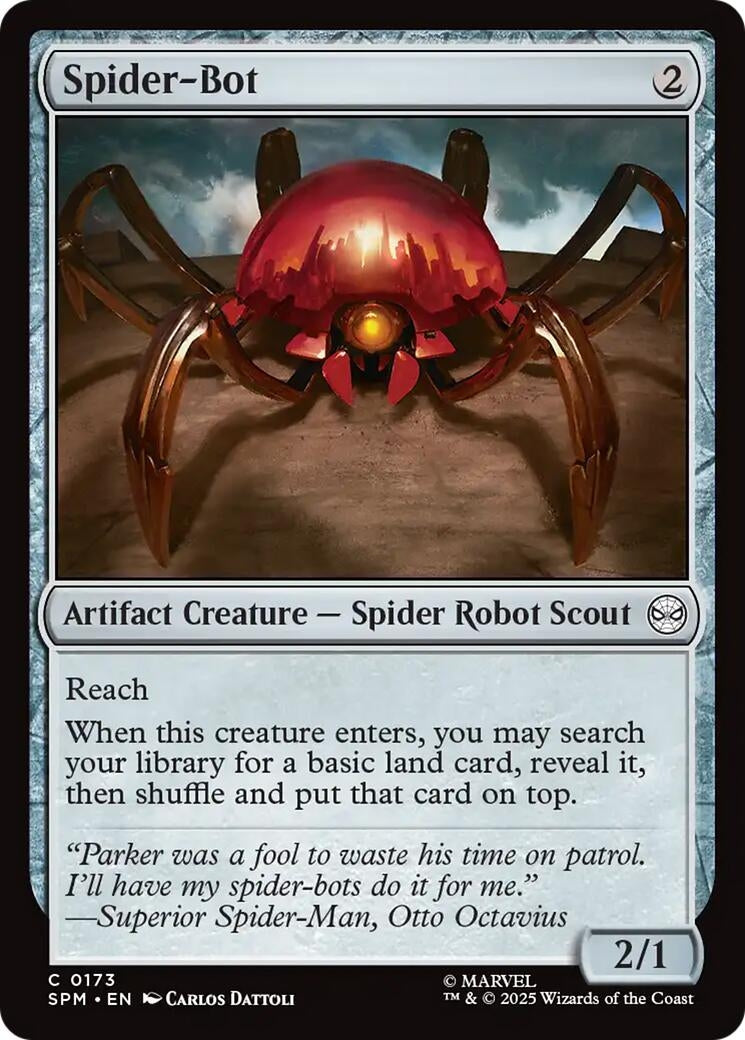 Image for Spider-Bot (173) (SPM) - Magic: The Gathering | Odin's Place