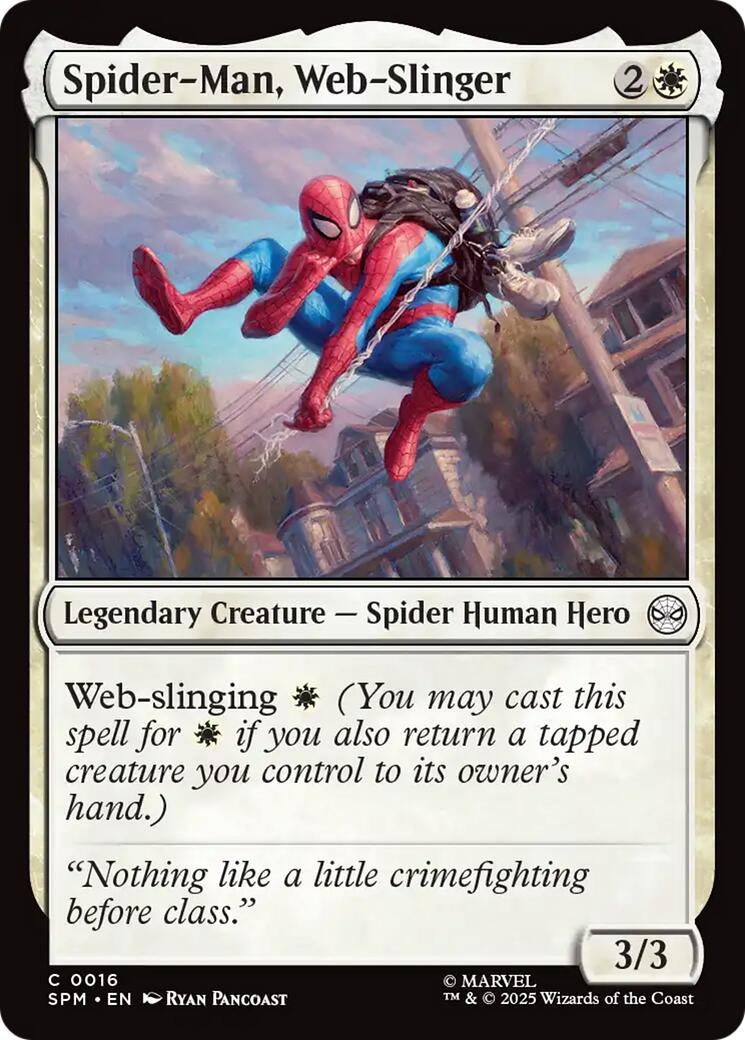 Image for Spider-Man, Web-Slinger (16) (SPM) - Magic: The Gathering | Odin's Place