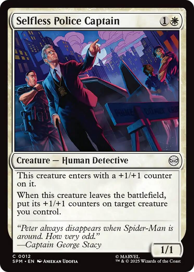 Image for Selfless Police Captain (12) (SPM) - Magic: The Gathering | Odin's Place