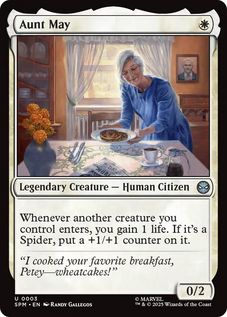 Image for Aunt May (3) (SPM) - Magic: The Gathering | Odin's Place