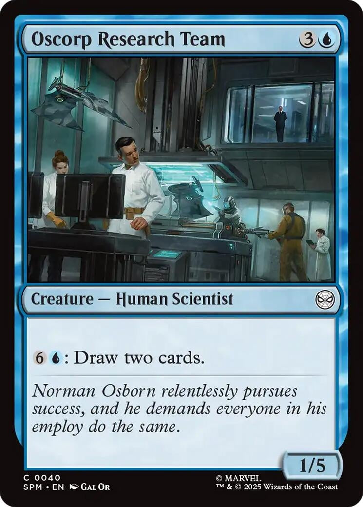 Image for Oscorp Research Team (40) (SPM) - Magic: The Gathering | Odin's Place