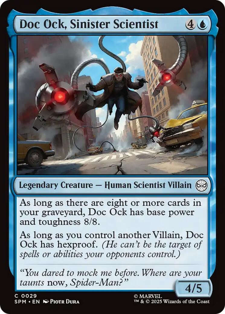 Image for Doc Ock, Sinister Scientist (29) (SPM) - Magic: The Gathering | Odin's Place