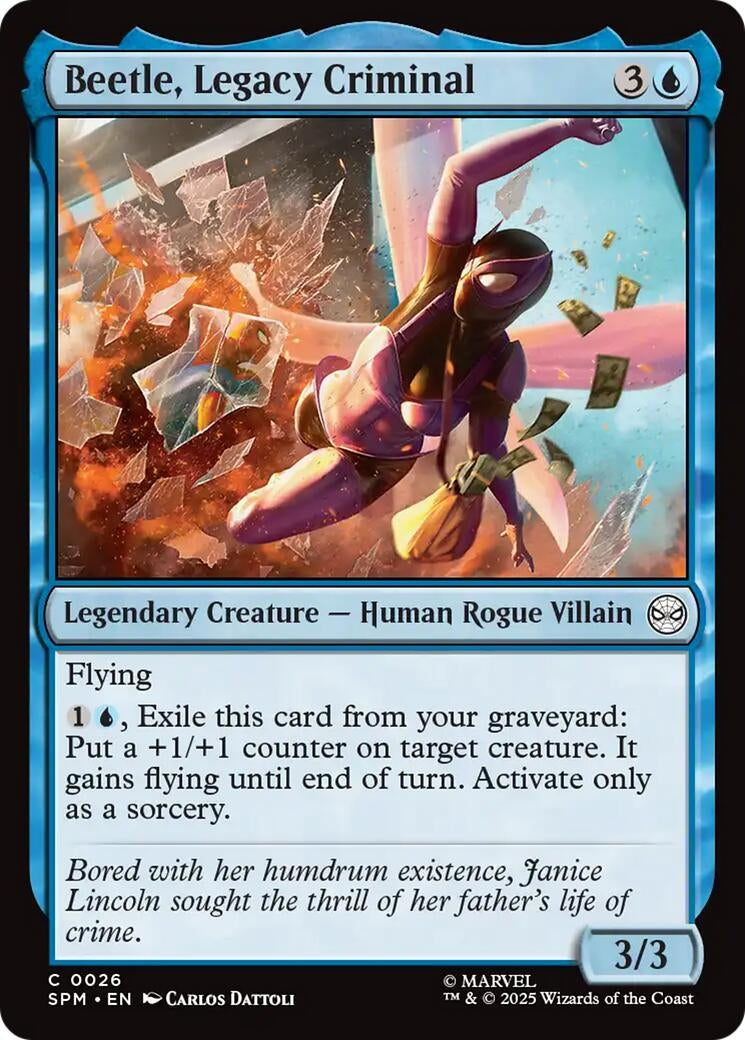Image for Beetle, Legacy Criminal (26) (SPM) - Magic: The Gathering | Odin's Place