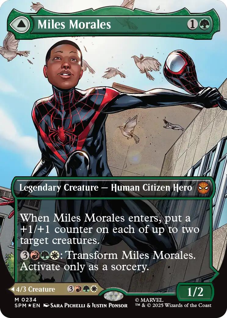 Miles Morales (0234) (Borderless) [Marvel's Spider-Man] | Odin's Place