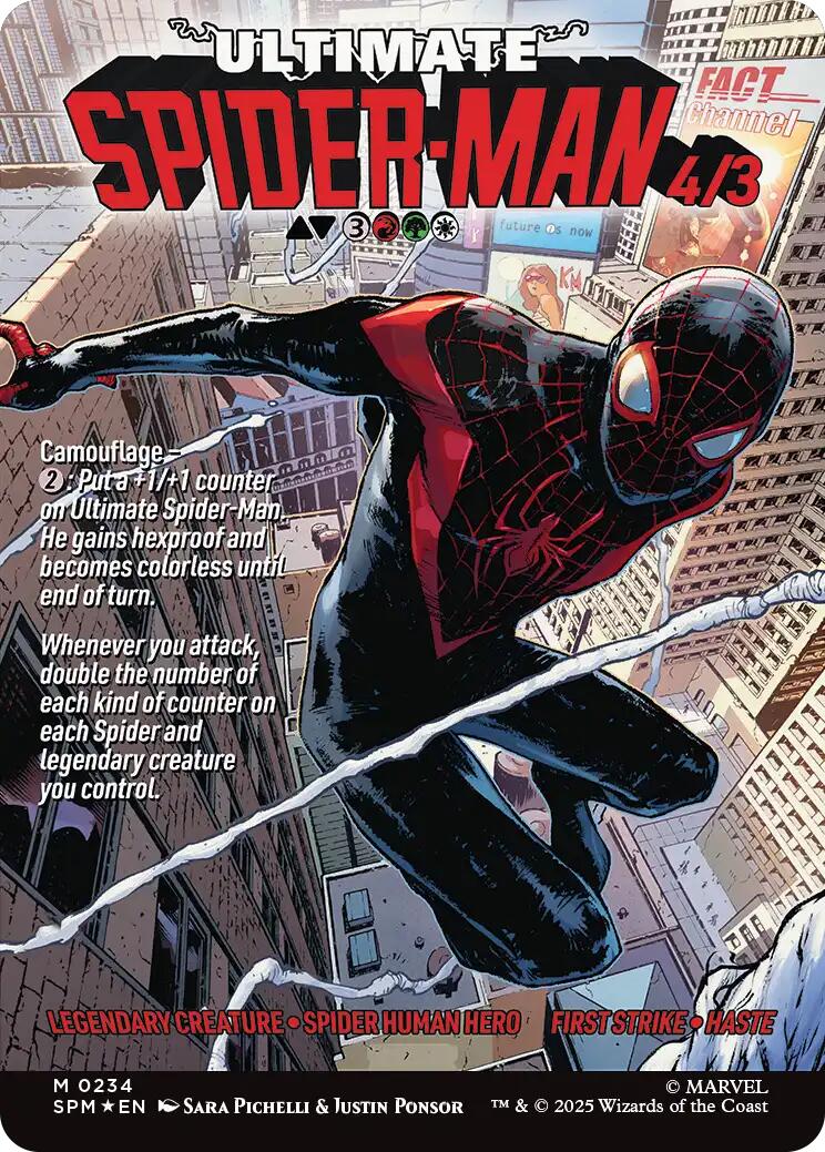 Miles Morales (0234) (Borderless) [Marvel's Spider-Man] | Odin's Place