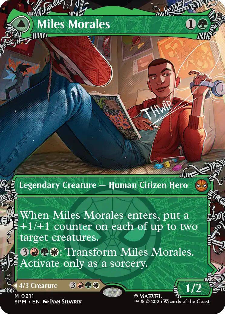 Miles Morales (0211) (Borderless) [Marvel's Spider-Man] | Odin's Place