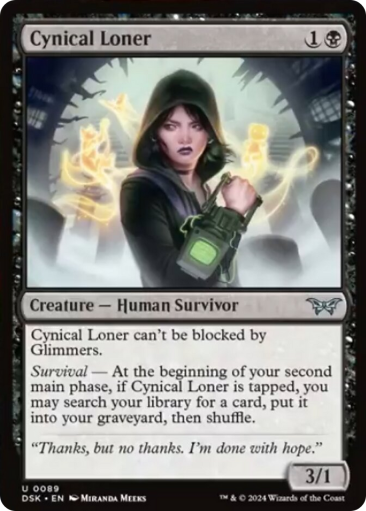 Cynical Loner [Duskmourn: House of Horror] | Odin's Place