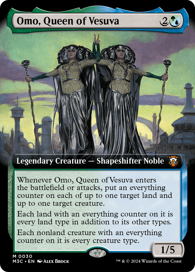 Omo, Queen of Vesuva (Extended Art) [Modern Horizons 3 Commander] | Odin's Place