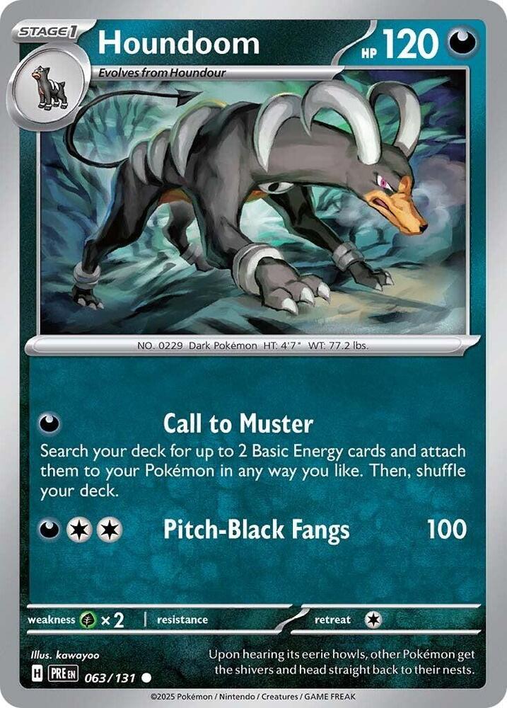 Houndoom (063/131) [Scarlet & Violet: Prismatic Evolutions] | Odin's Place