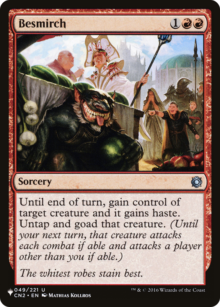 Besmirch [The List] | Odin's Place