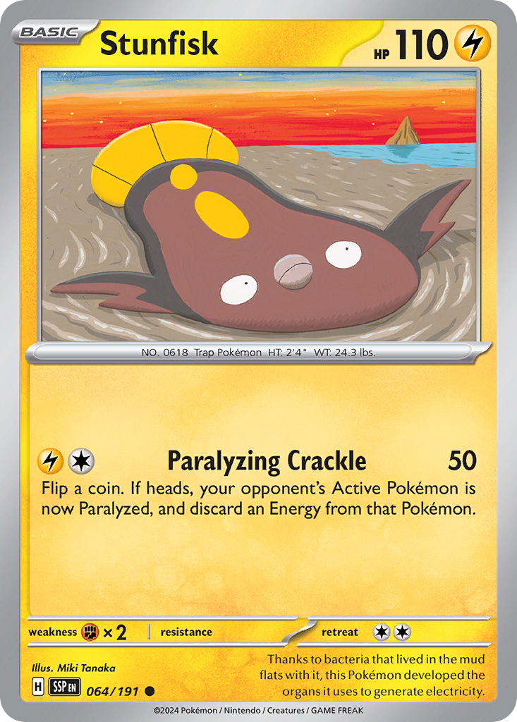 Stunfisk (064/191) [Scarlet & Violet: Surging Sparks] | Odin's Place