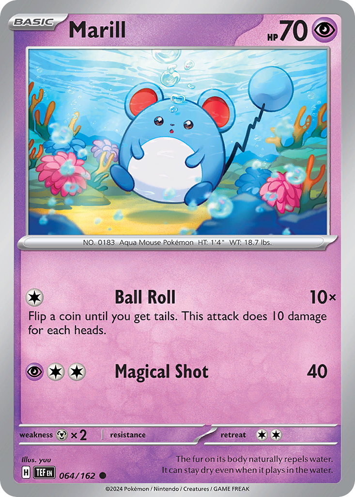 Marill (064/162) [Scarlet & Violet: Temporal Forces] | Odin's Place
