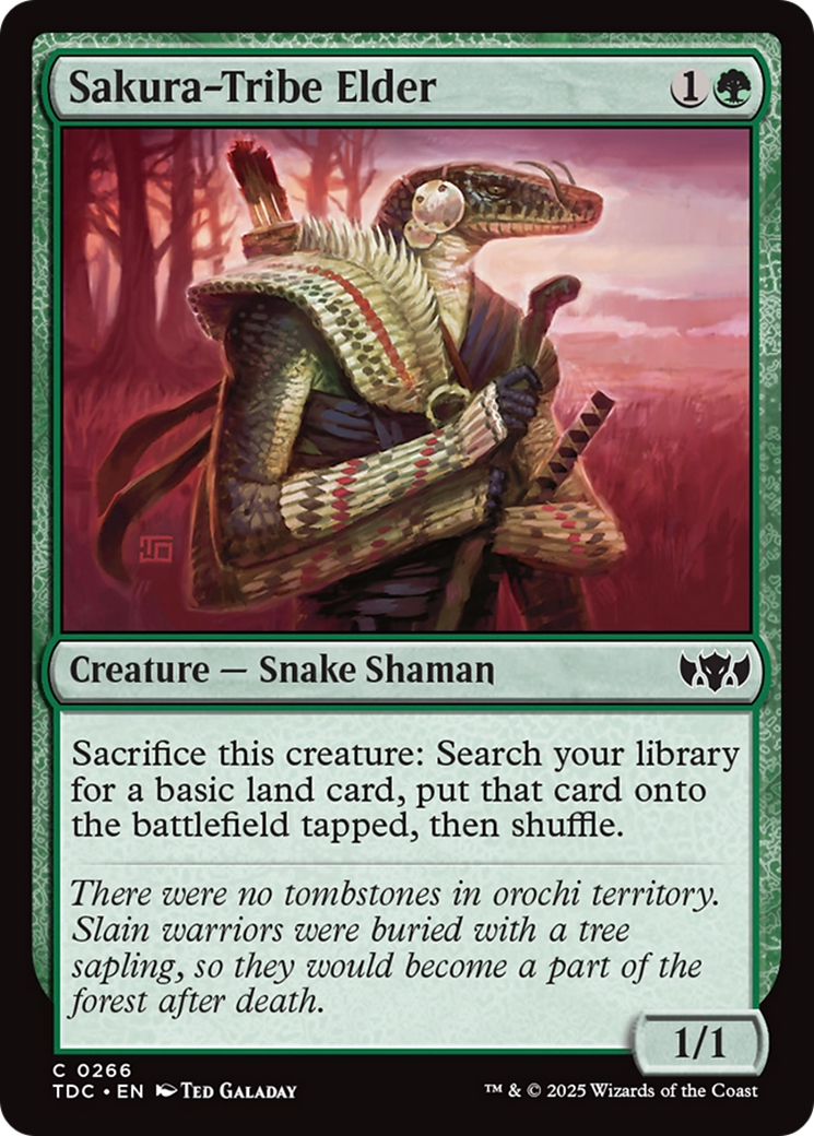 Sakura-Tribe Elder [Tarkir: Dragonstorm Commander] | Odin's Place
