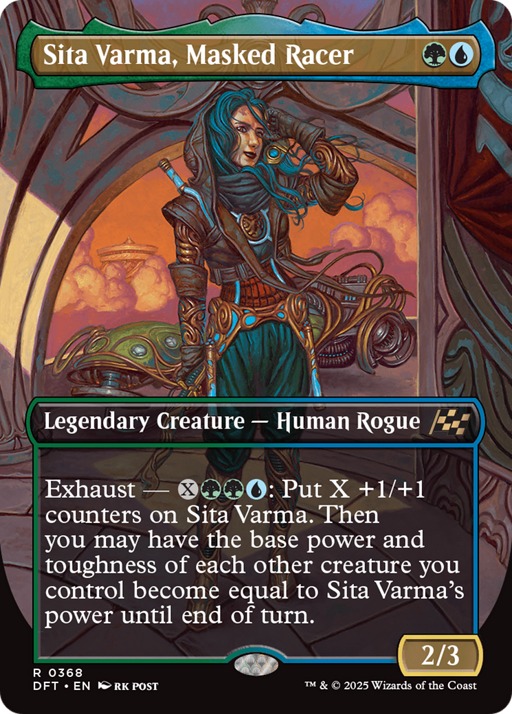 Sita Varma, Masked Racer (Borderless) [Aetherdrift] | Odin's Place