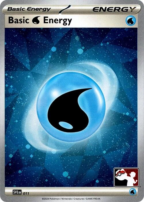 Basic Water Energy (011) (Cosmos Holo) [Prize Pack Series Seven] | Odin's Place